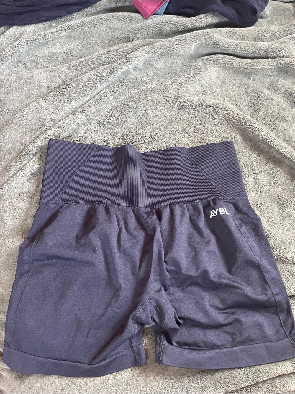 AYBL Navy High-Rise Girls Bike Shorts